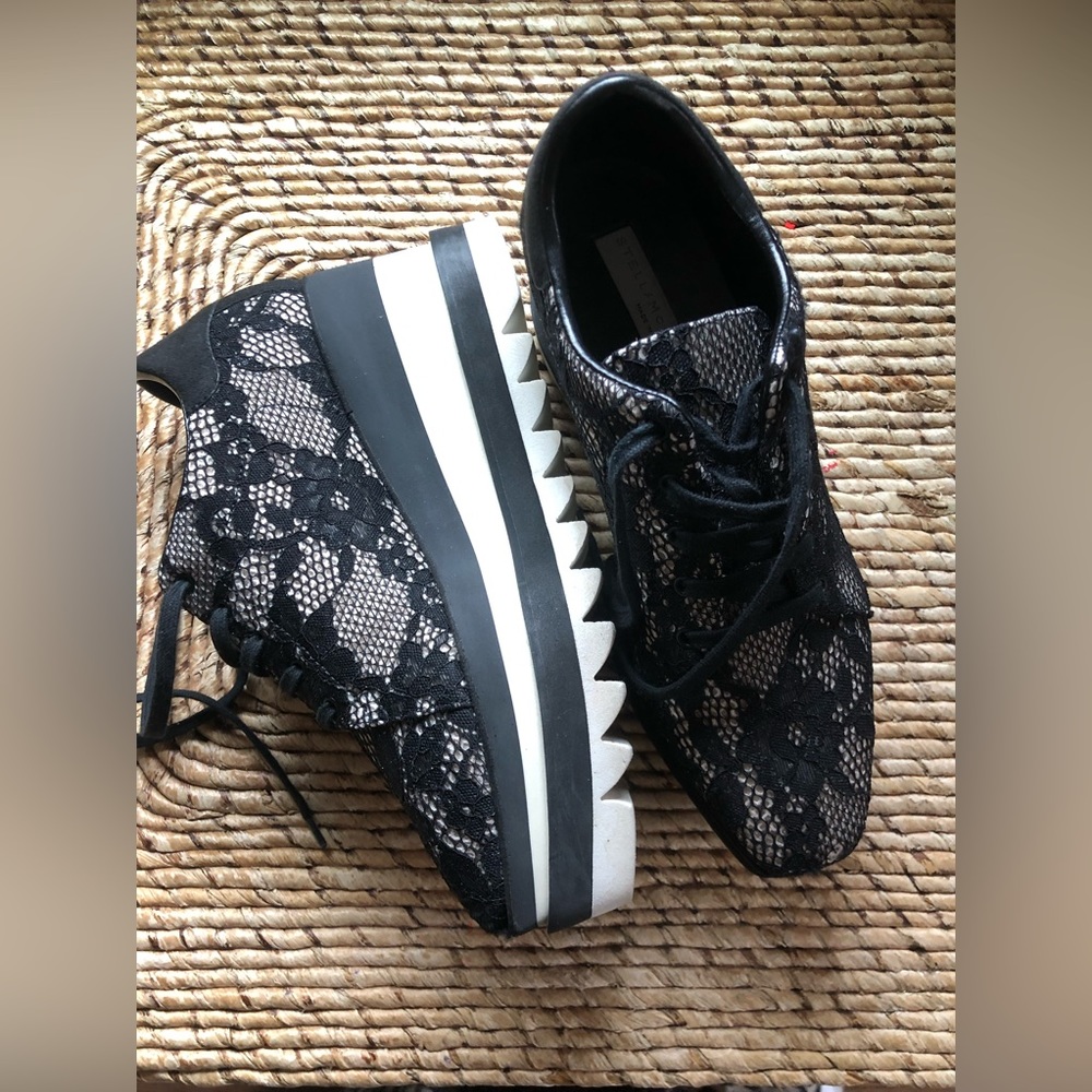 Stella McCartney lace sneakers only wore once originally $725